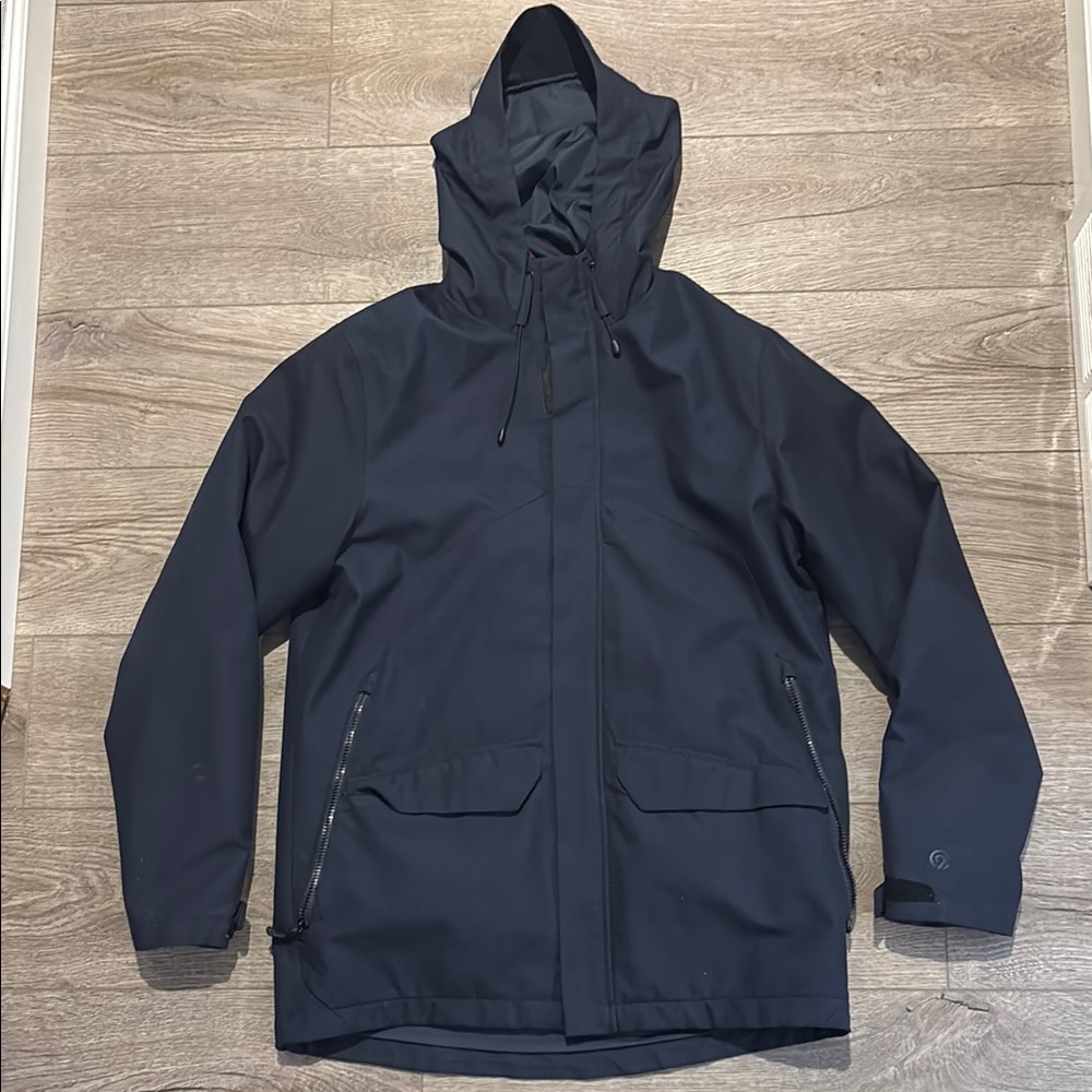 Champion Dark Blue Weather-Resistant Heavy Coat